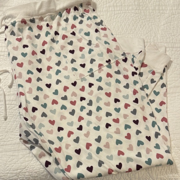 Heart Pattern Pajama Pants - Picture 3 of 3